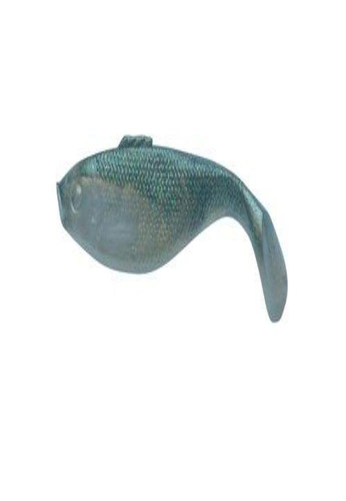 Berkley Gulp Pogy Smelt 3in front view showing saltwater lure ready for casting