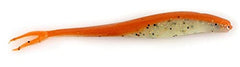 Berkley Gulp pink shine glow jerk shad demonstrates powerful scent for attracting fish.