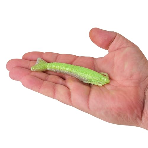 Berkley Gulp! Saltwater Shrimp realistic profile enhances lure action.