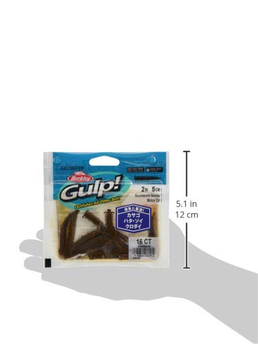 Berkley Gulp Sandworm 2in packaging features a 16-lure pack