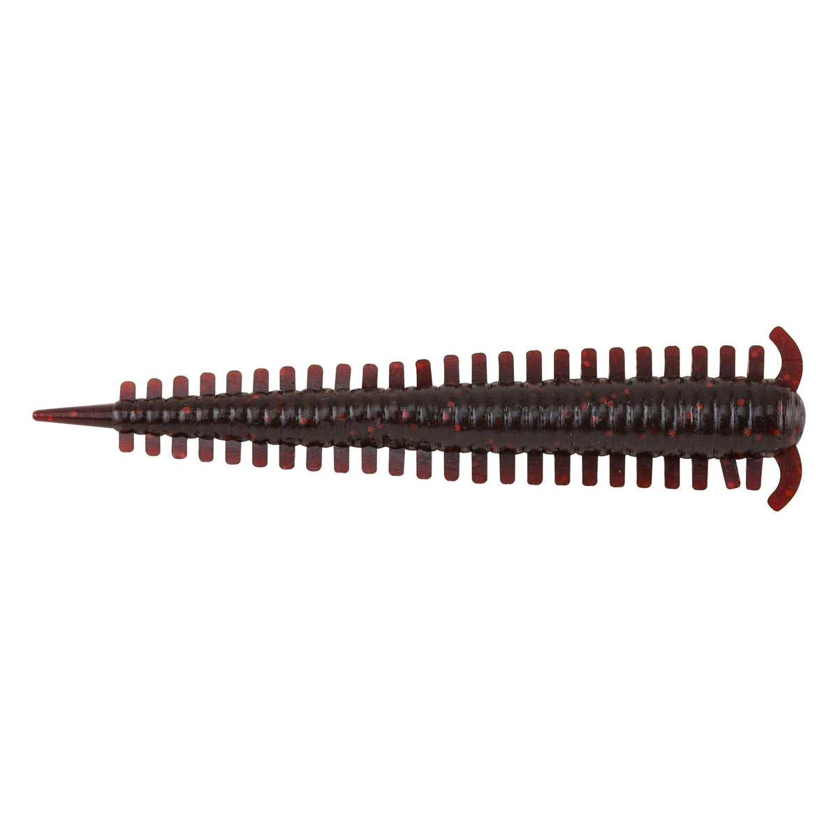 Berkley Gulp! Sandworm Green 2in camo body with natural worm-like shape to attract fish