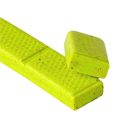 Berkley Gulp! Surf Bytes Strips chartreuse ready at 5 3/4in for rigs.