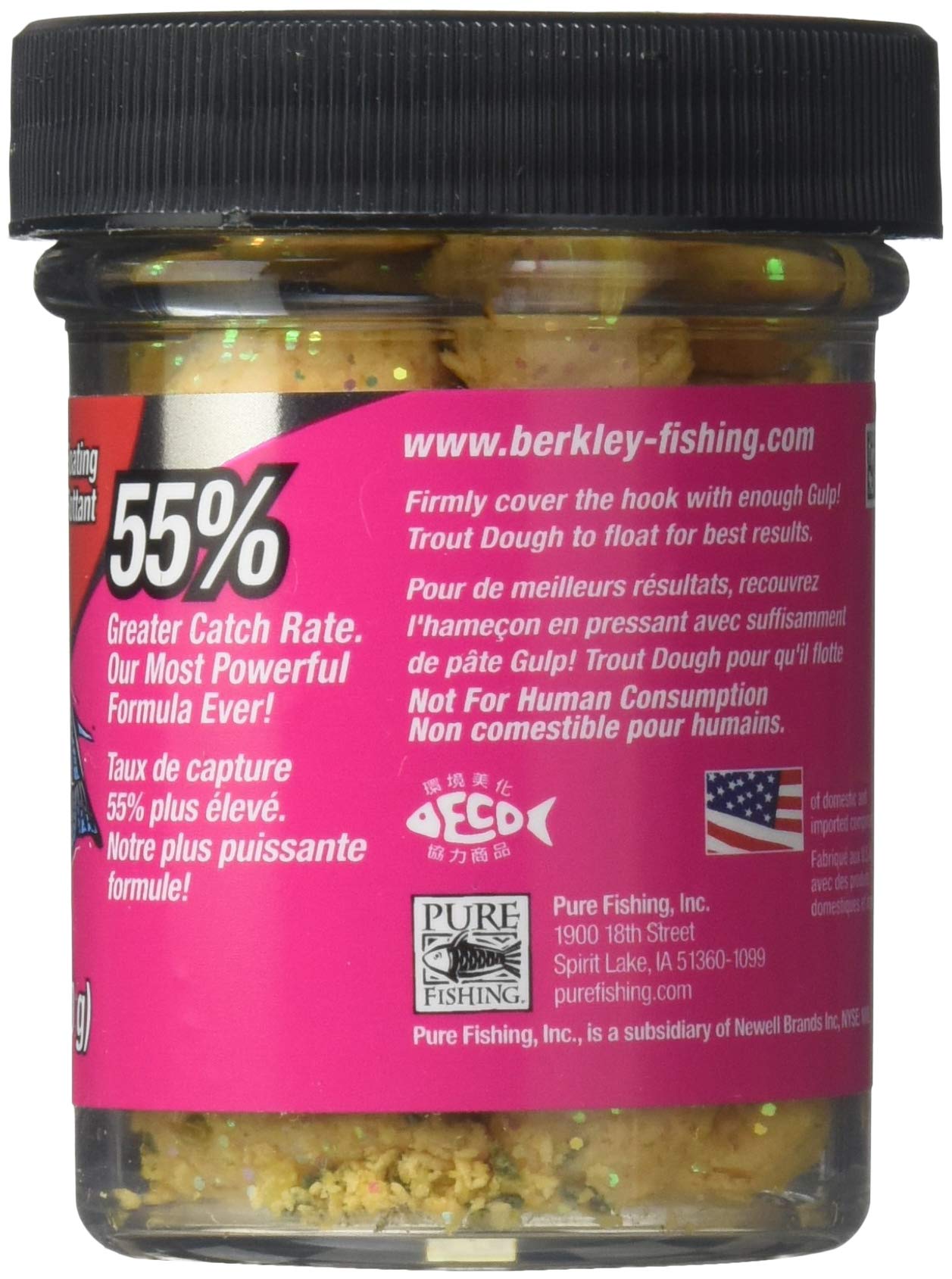 Berkley Gulp Trout Nuggets Chunky Cheese floating formula attracts strikes