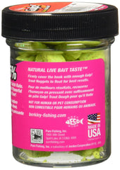 Berkley Gulp Trout Nuggets floating formula helps keep the lure in the strike zone.