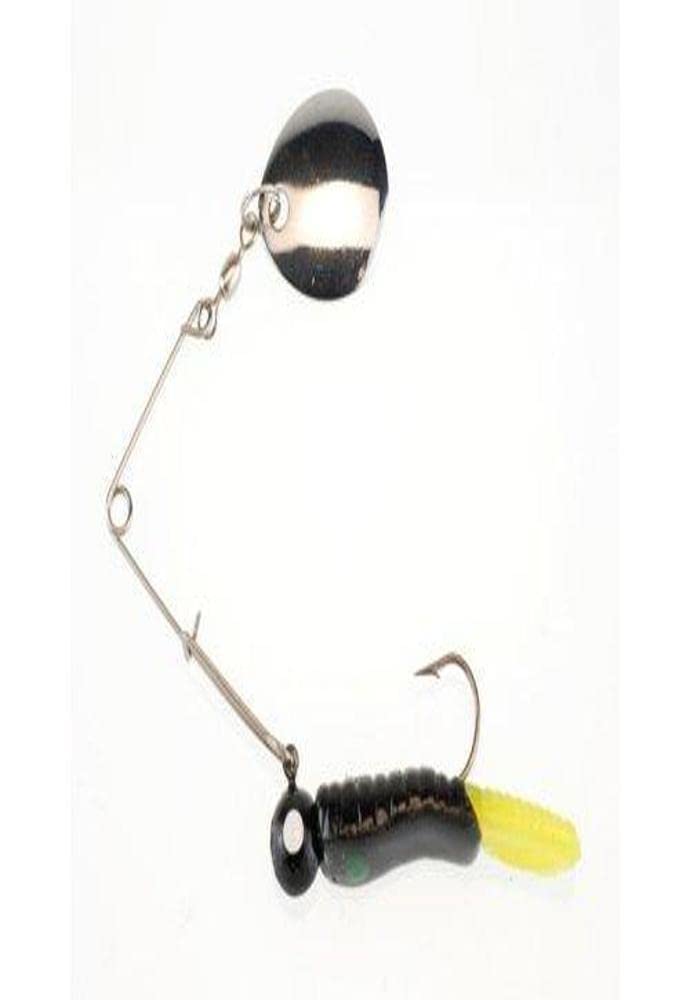 Berkley Johnson Beetle Spin Nickel Blade lure ready for precise freshwater jigging