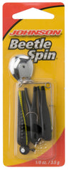 Berkley Beetle Spin safety-pin spinner shown, easily removable for plain jig presentations