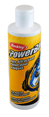 Berkley PowerBait attractant bottle boosts bass lure appeal with proven scent formula