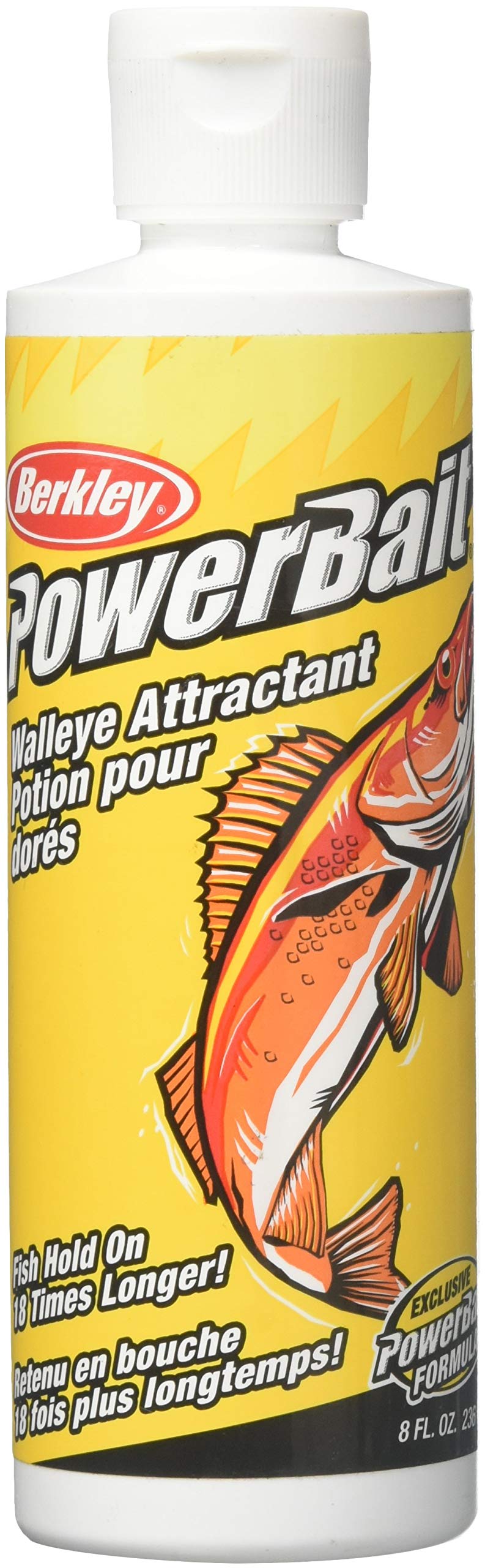 Berkley PowerBait attractant bottle boosts scent for walleye lures.