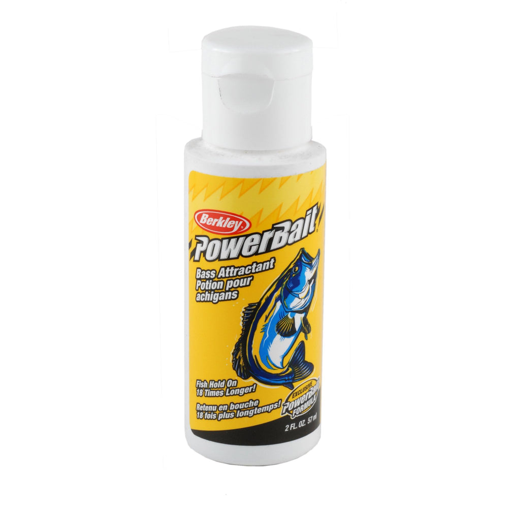 Berkley PowerBait attractant closeup scent cloud draws bass nearby