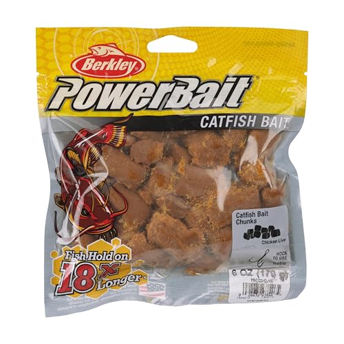 Berkley PowerBait Catfish Bait Chunks preformed for quick rigging.