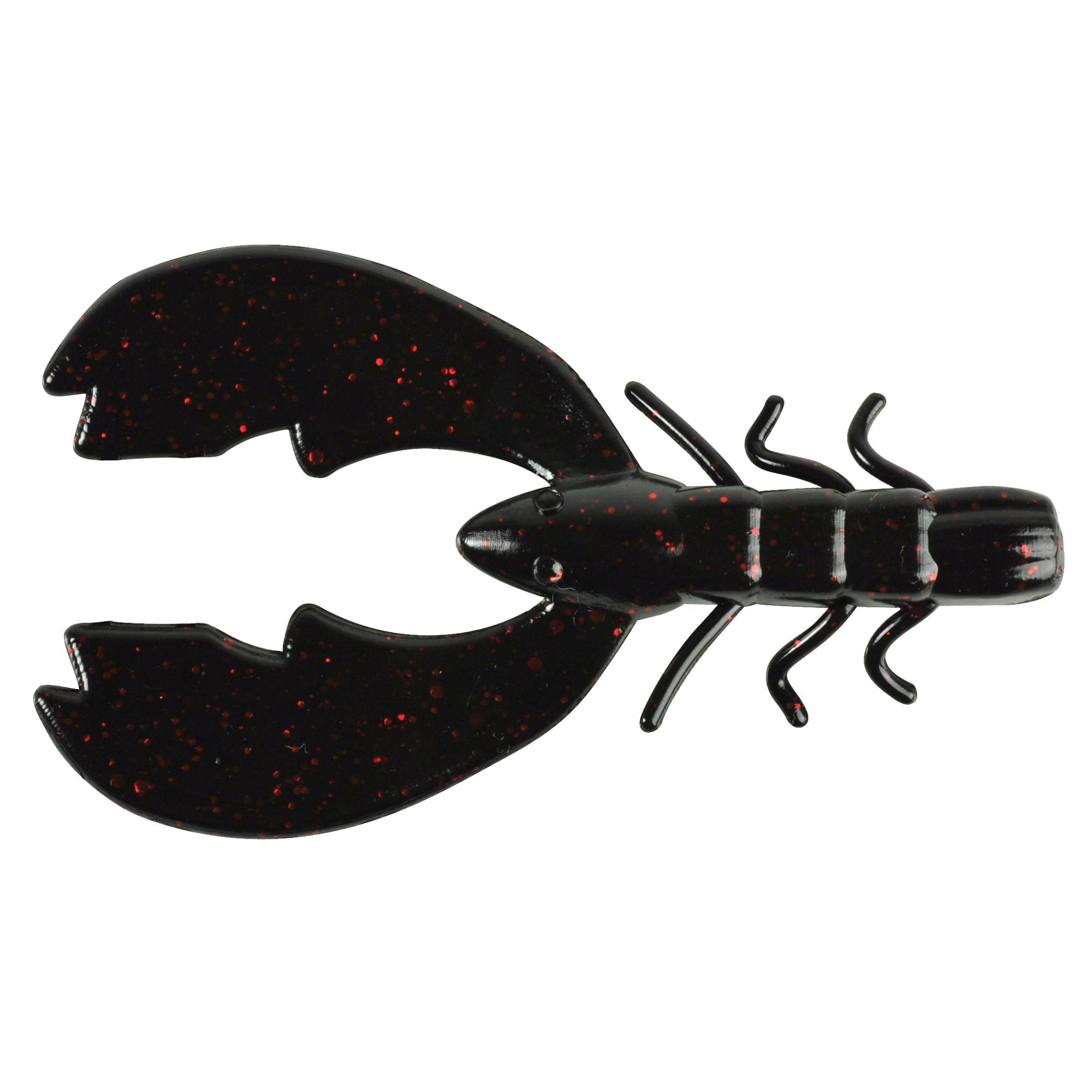 Berkley PowerBait Chigger Craw closeup shows scent-impregnated lure for longer bites.