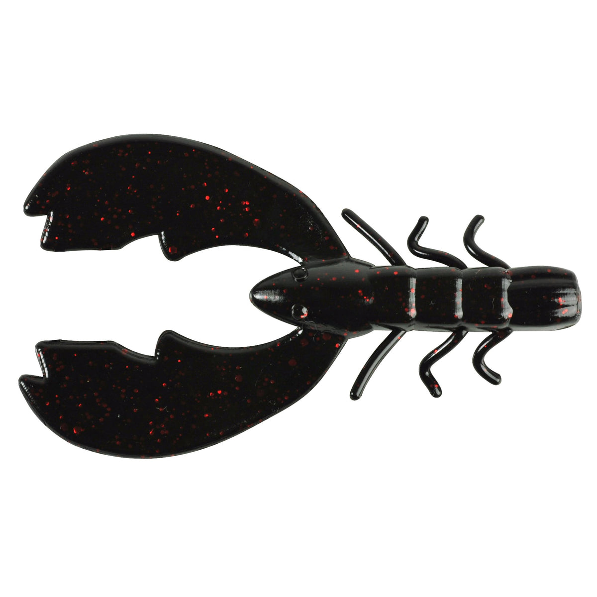 Berkley PowerBait Chigger Craw closeup shows scent-impregnated lure for longer bites.