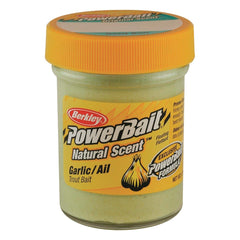 Berkley PowerBait corn yellow trout bait in tackle box ready for quick casts