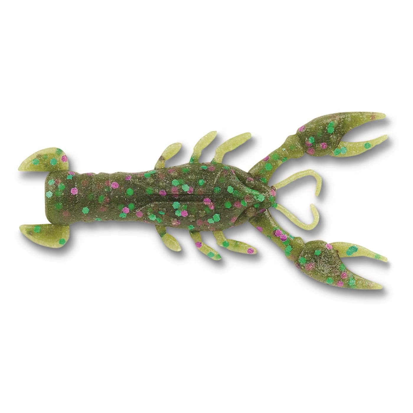Berkley PowerBait MaxScent Canada Craw 2.5 soft material detail for lifelike action