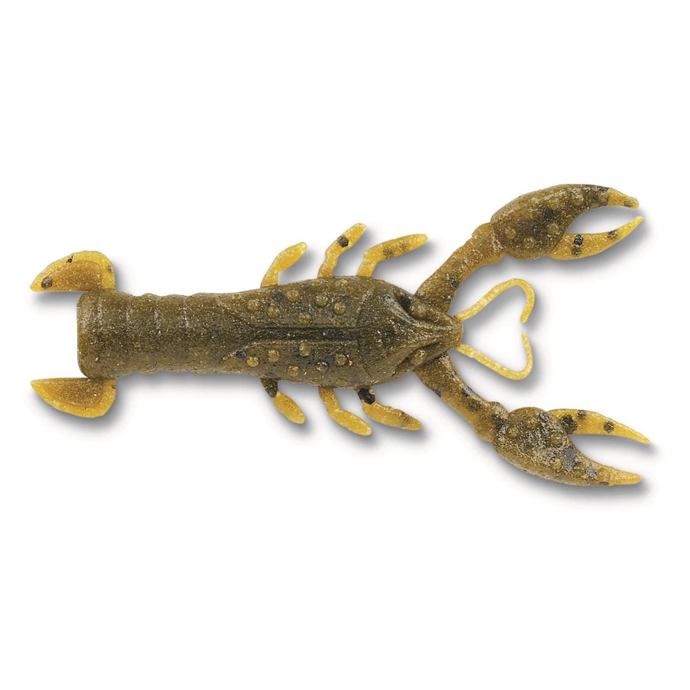 Berkley PowerBait MaxScent Canada Craw 2.5 tail detail emphasizing realistic movement