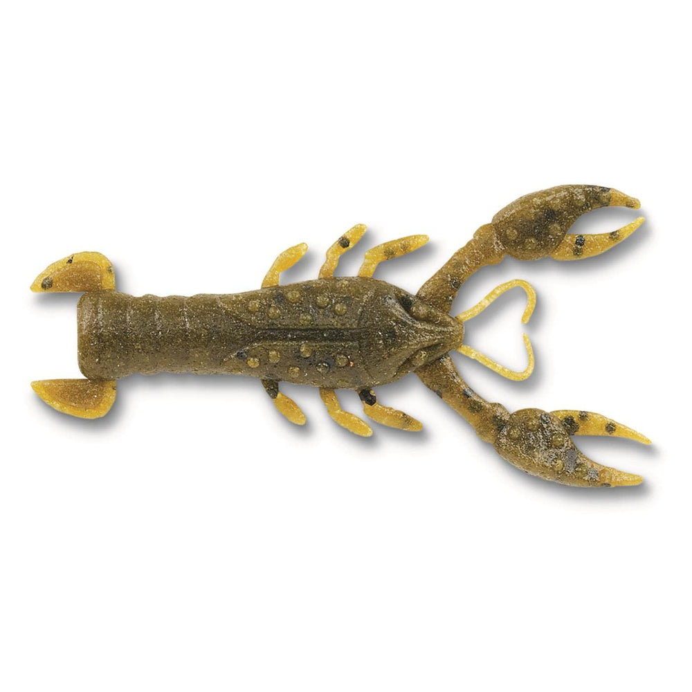 Berkley PowerBait MaxScent Canada Craw 2.5 tail detail emphasizing realistic movement