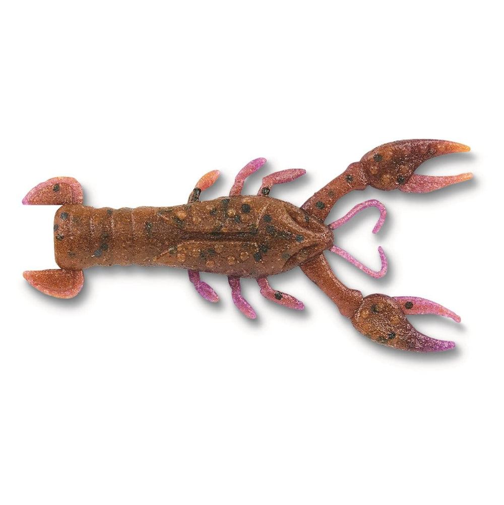 Berkley PowerBait MaxScent Canada Craw 2.5 texture close-up of soft material