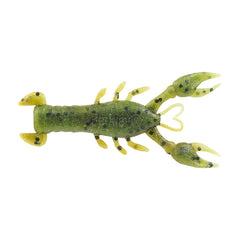 Berkley PowerBait MaxScent Ned Rig tail design paired with Half Head jighead for compact crawfish action