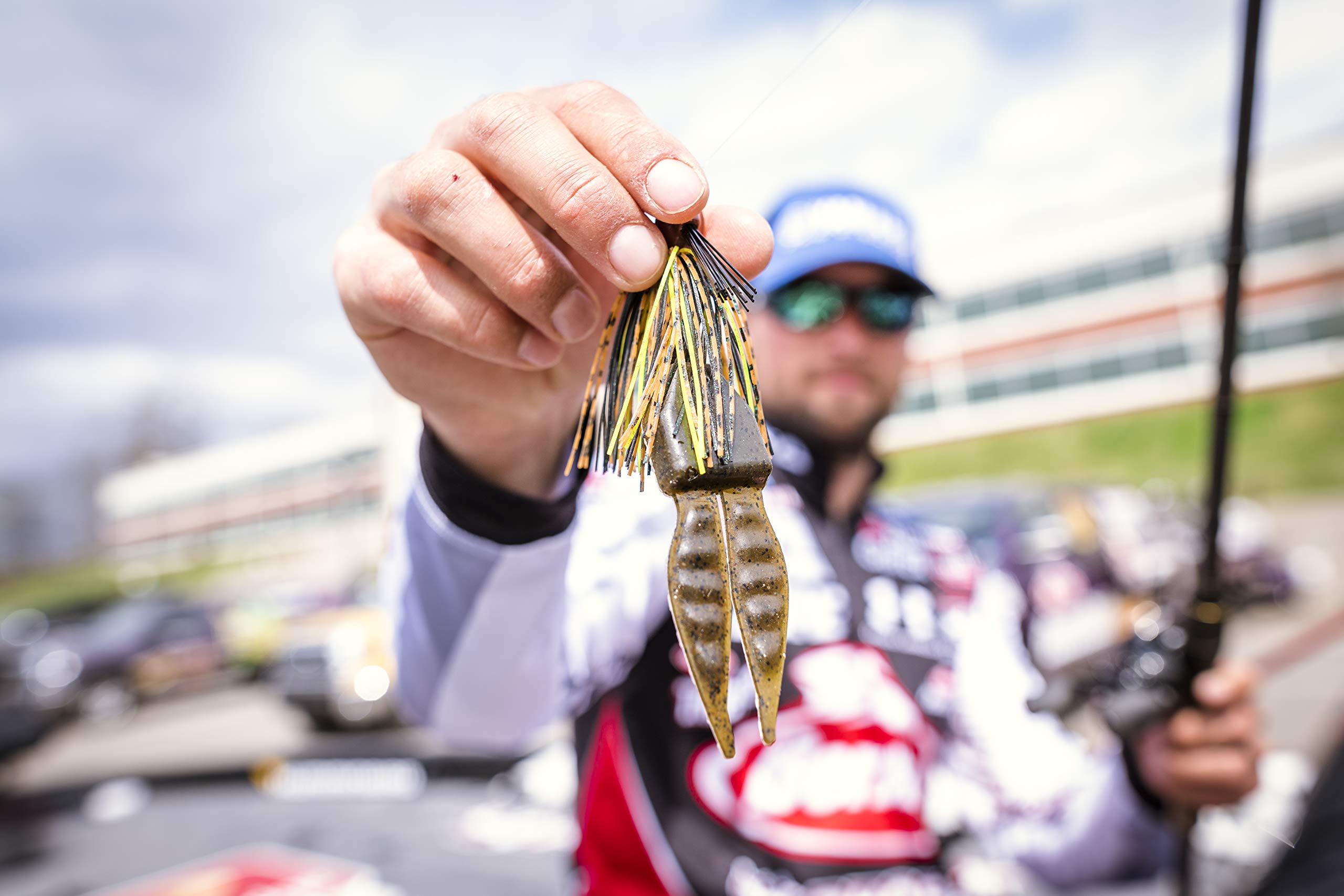 Berkley PowerBait MaxScent soft bait close-up; rind-like texture enhances action