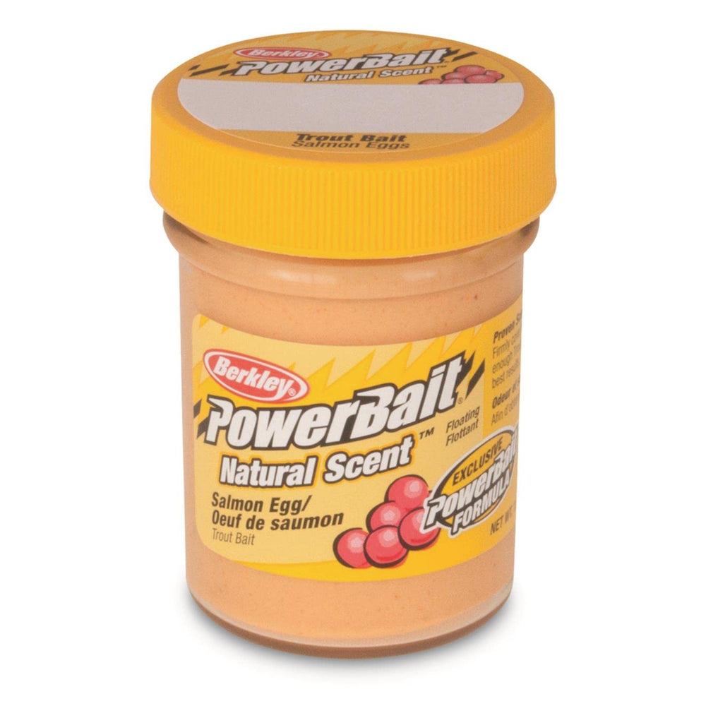 Berkley PowerBait natural scent trout bait close-up showing aroma for better hits
