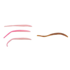 Berkley PowerBait Power Floating Trout Worms Pink Shad 3 inch, 15 count – front view