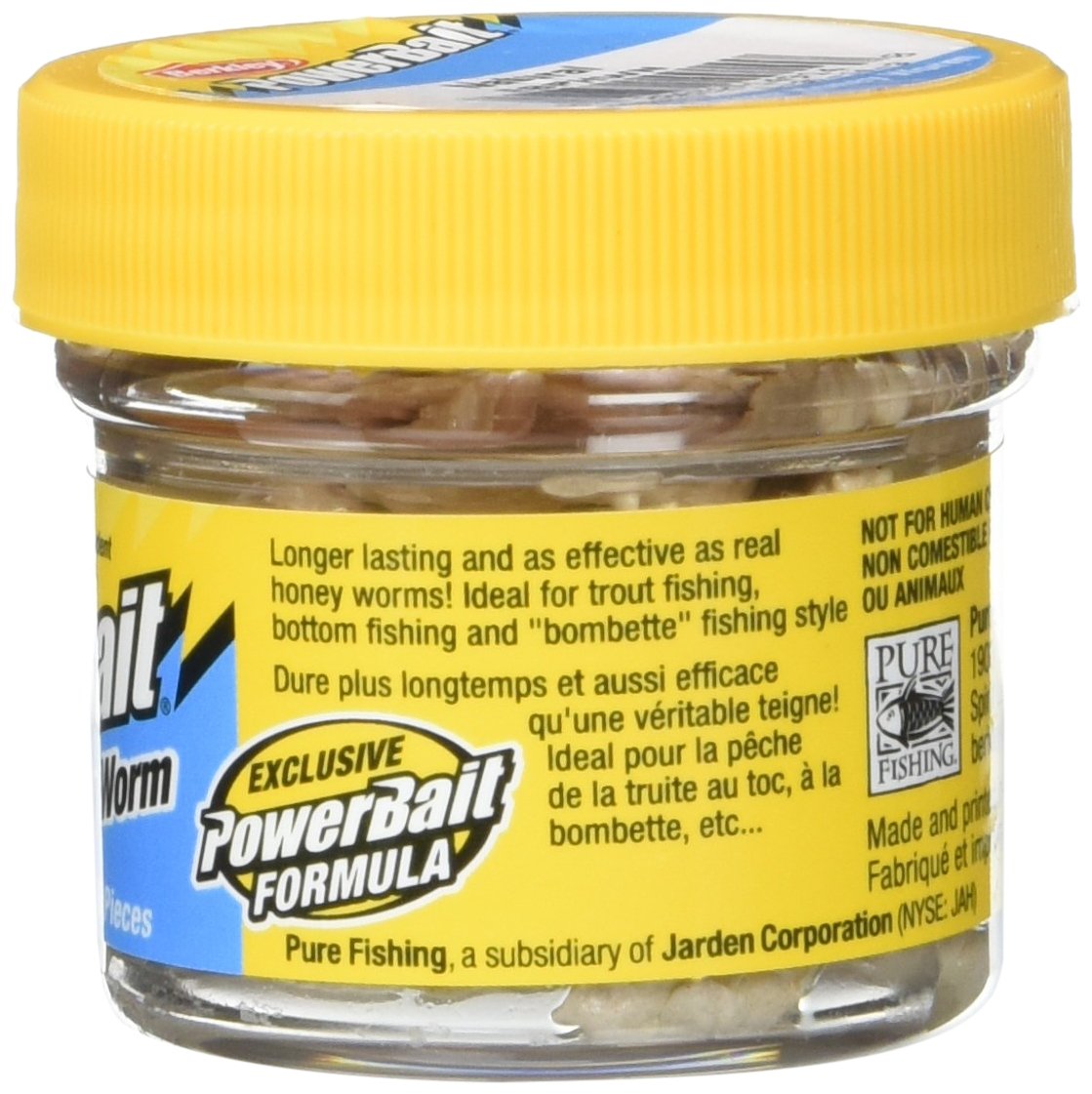 Berkley PowerBait Honey Worm's enticing scent and action attract more bites.