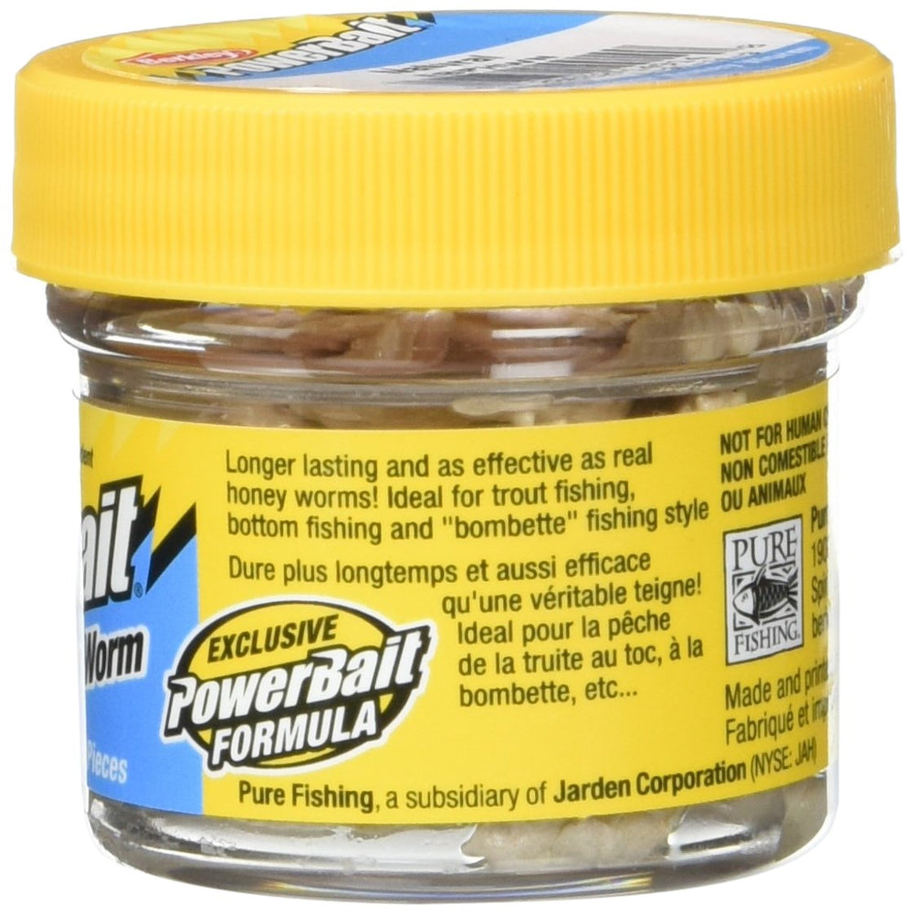 Berkley PowerBait Honey Worm's enticing scent and action attract more bites.