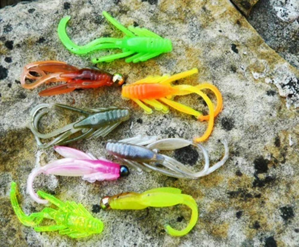 Berkley PowerBait Power Nymph Pumpkin Chartreuse 1in pack shot, ideal for panfish and trout presentations.