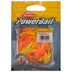 Berkley PowerBait Power Nymph lure in yellow orange—trout and panfish attractant for shallow water bites