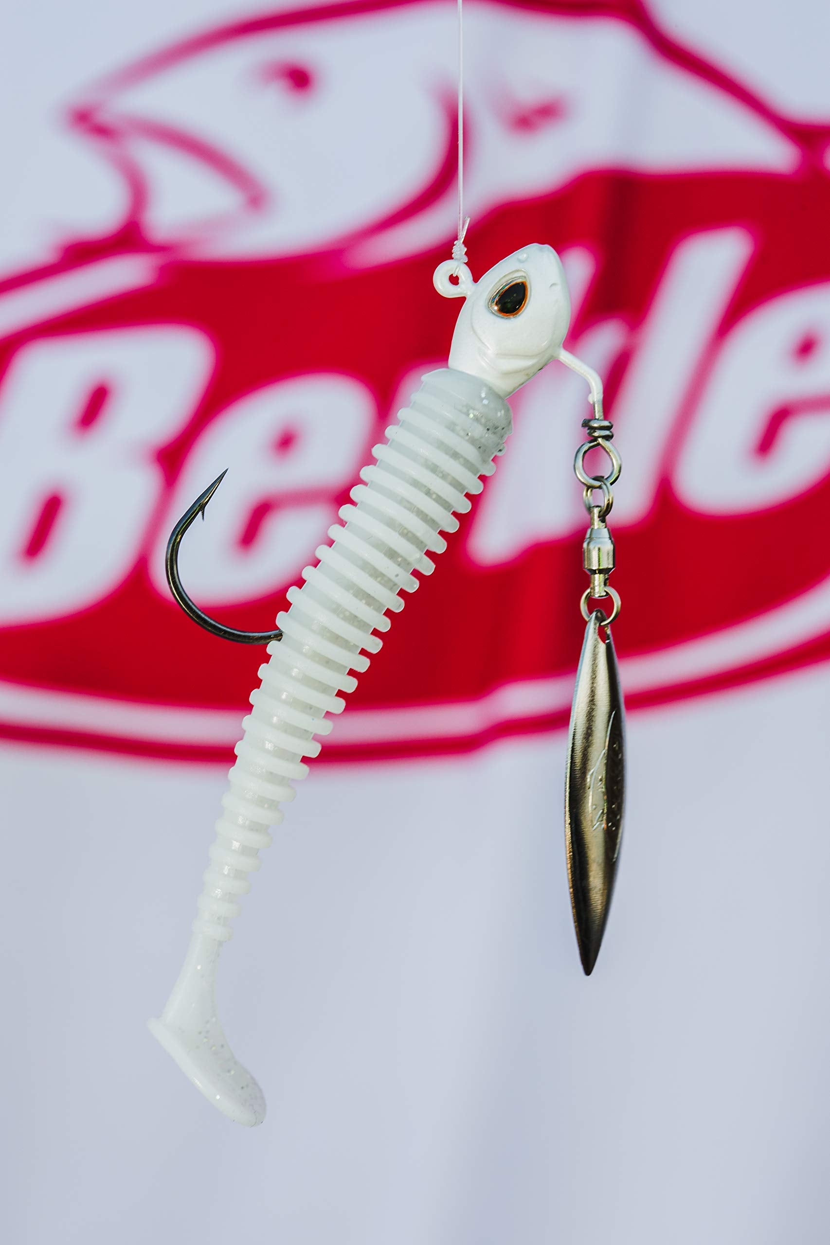 Berkley PowerBait Power Swimmer close-up of ribbed texture.