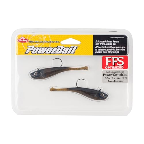 Berkley PowerBait Power Switch forward-weighted design ideal for versatile casting and action.