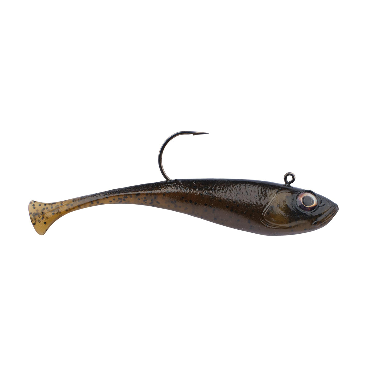 Berkley PowerBait Power Switch Green Pumpkin 2.5in boosts bite opportunities for bass and panfish.