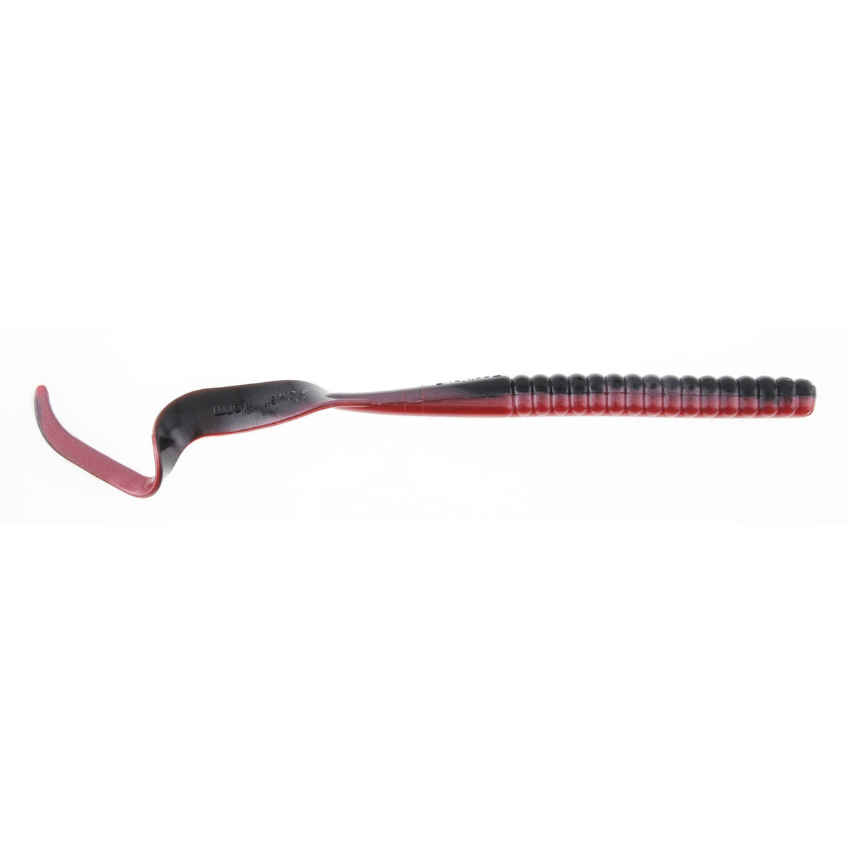 Berkley PowerBait Power Worm 10in Red Shad lure with scent and ribbontail action