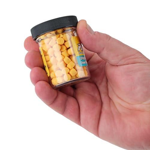 Berkley PowerBait Trout Nibbles in action promoting longer bites and confidence.