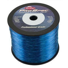 Berkley ProSpec Chrome close-up shows 0.015in diameter for strong knots in tough fishing.