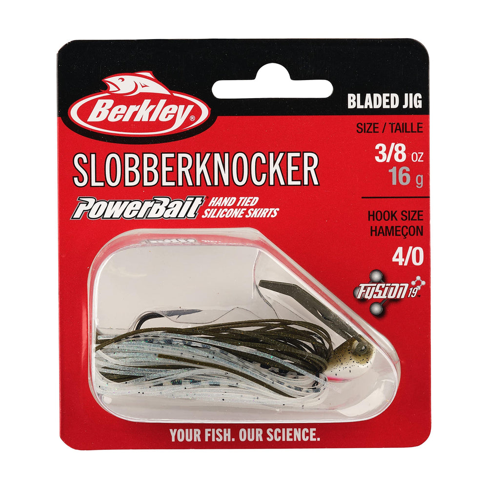 Berkley SlobberKnocker amplified rolling action mimics natural prey movement.