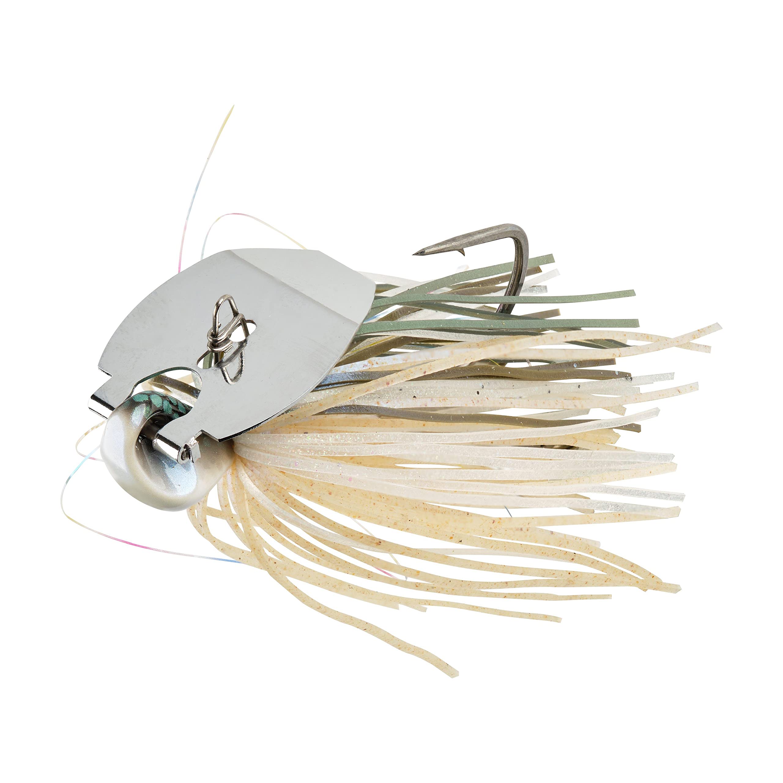 Berkley SlobberKnocker Jig shows fluorocarbon leader for near-invisible presentation.