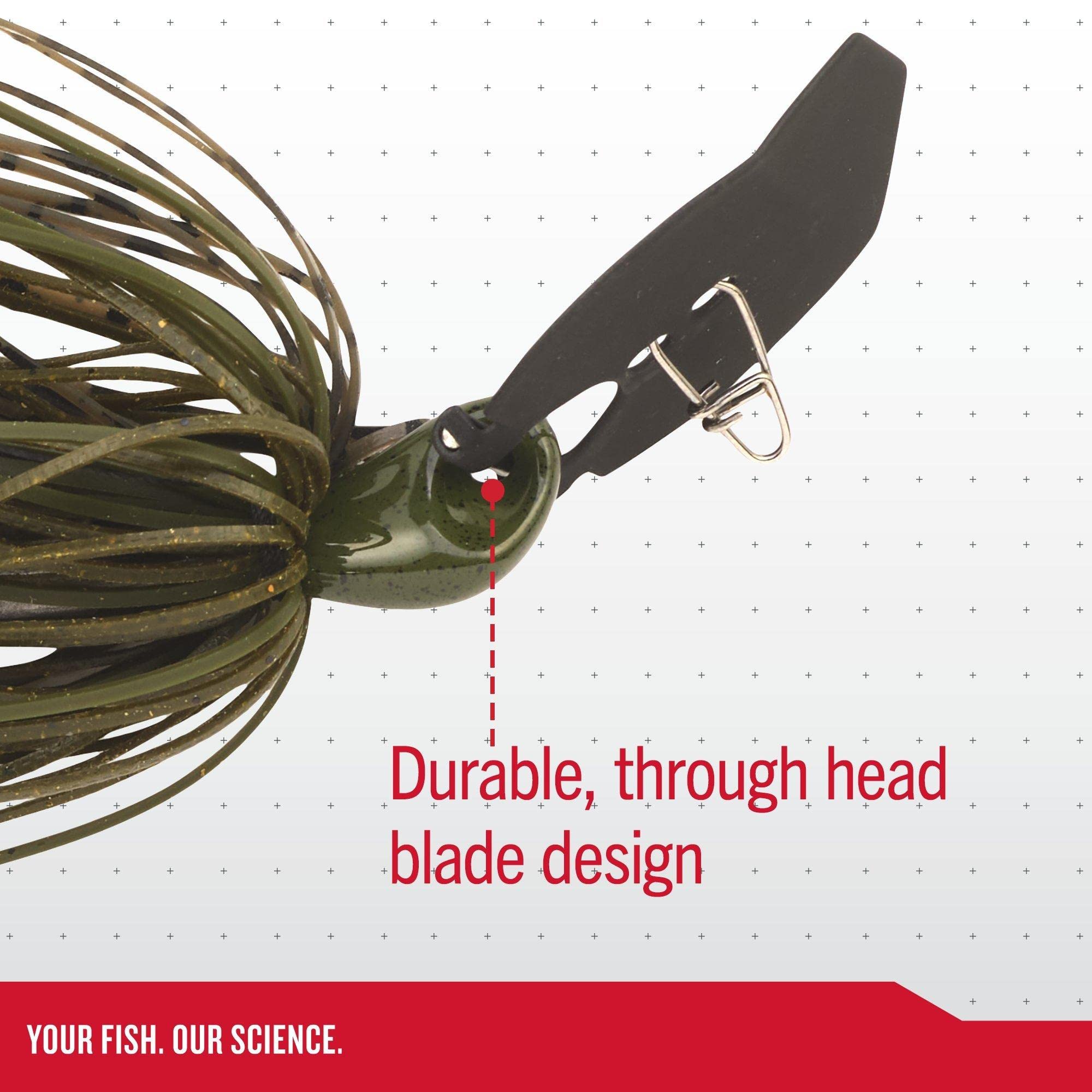 Berkley SlobberKnocker Jig ideal for freshwater bass along rivers and lakes