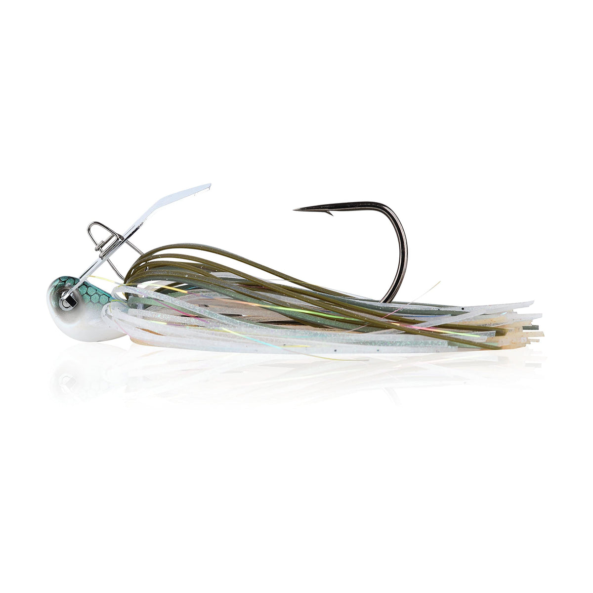 Berkley SlobberKnocker Jig in Herring color, ready for stealthy near-bait presentation.