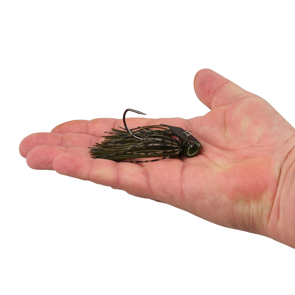 Berkley SlobberKnocker Jig packaging label emphasizes color and weight options