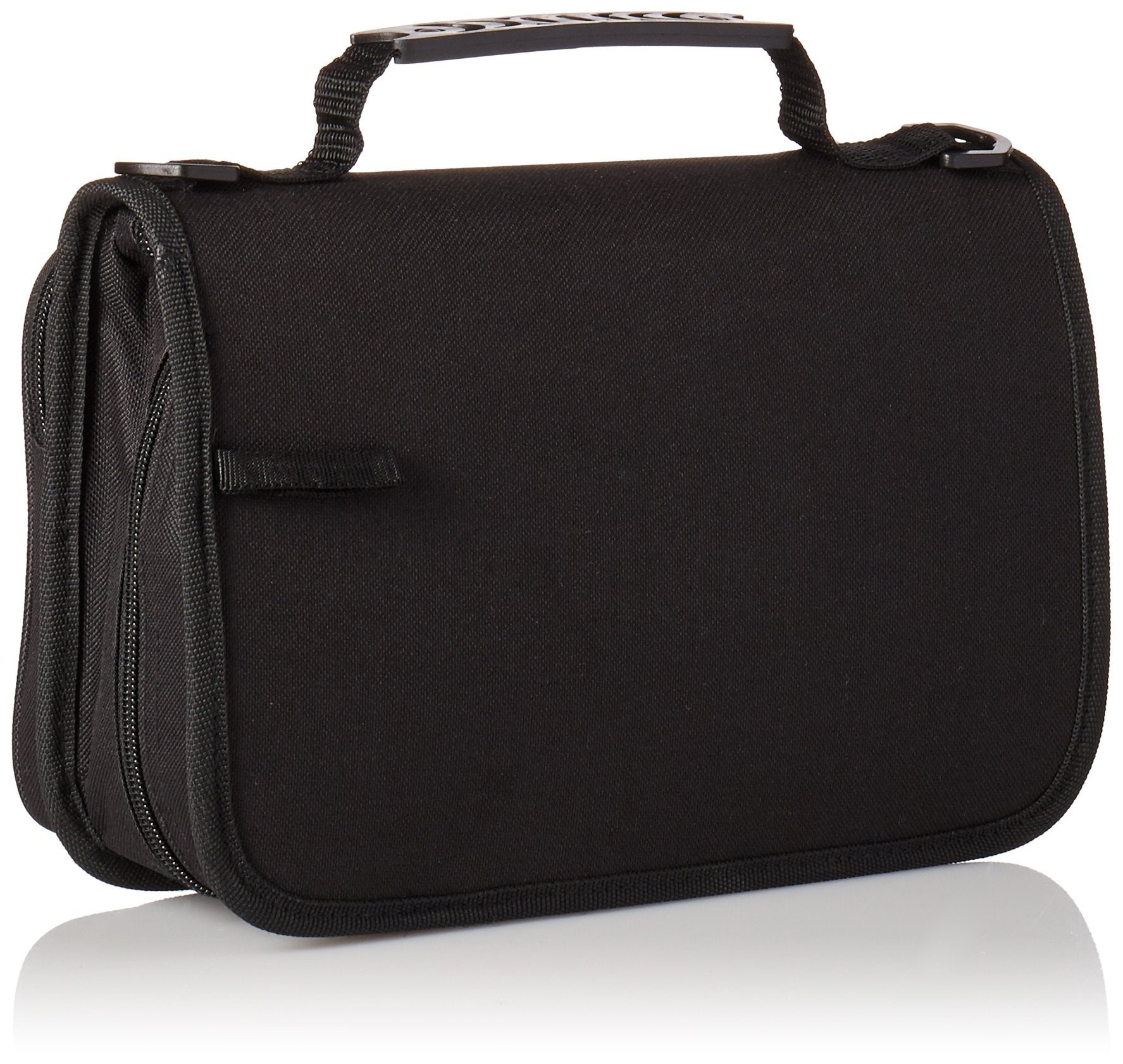 Inside view with seven heavy-duty sleeves for soft bait bags