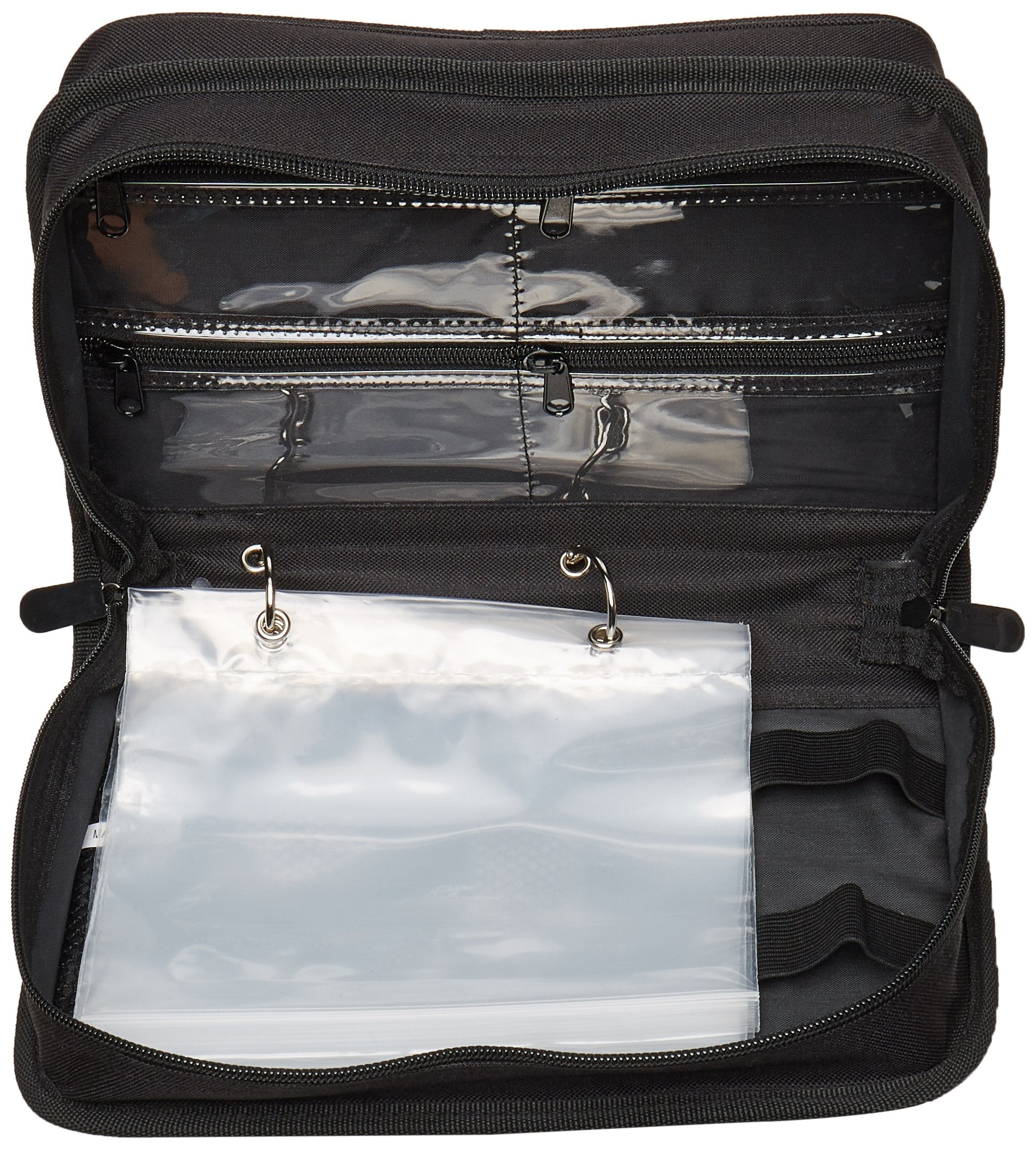 Dedicated internal pockets for pliers and map