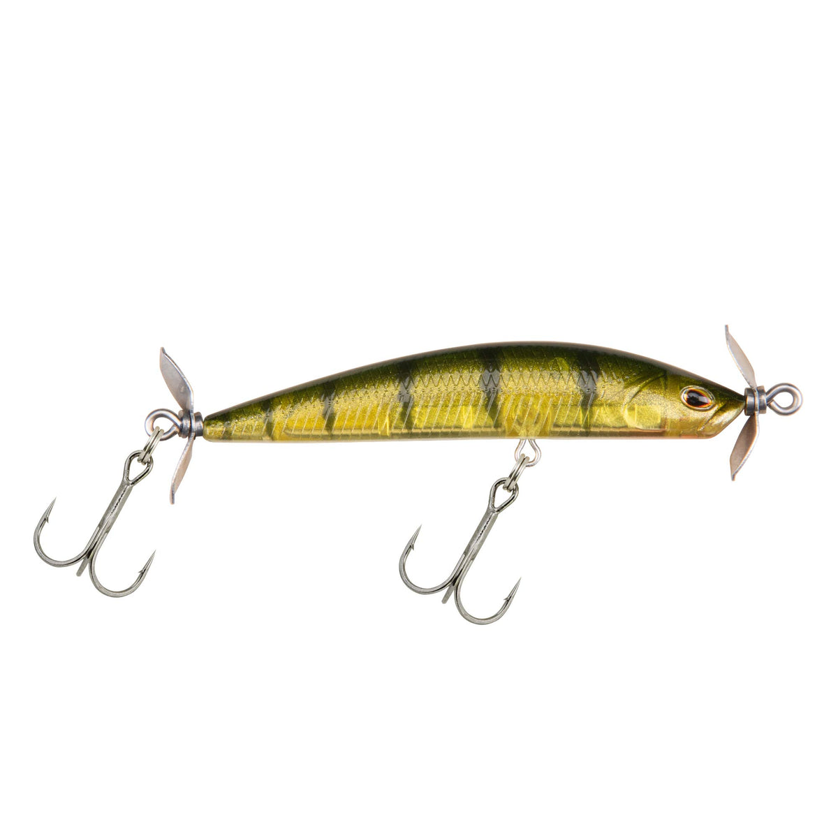Berkley SPY Stealth Perch lure showing compact 70mm profile for long casts and slow retrieves