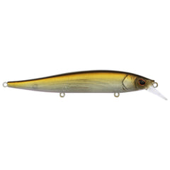 Berkley Stunna Bronzeback 112mm jerkbait with lifelike action to trigger bites.