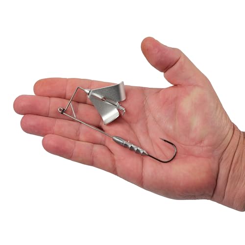 Berkley Toad Riveter buzzbait side view showing trailer keepers and rugged frame