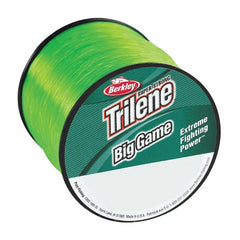 Berkley Trilene Big Game green line in rocky cover emphasizes abrasion resistance.