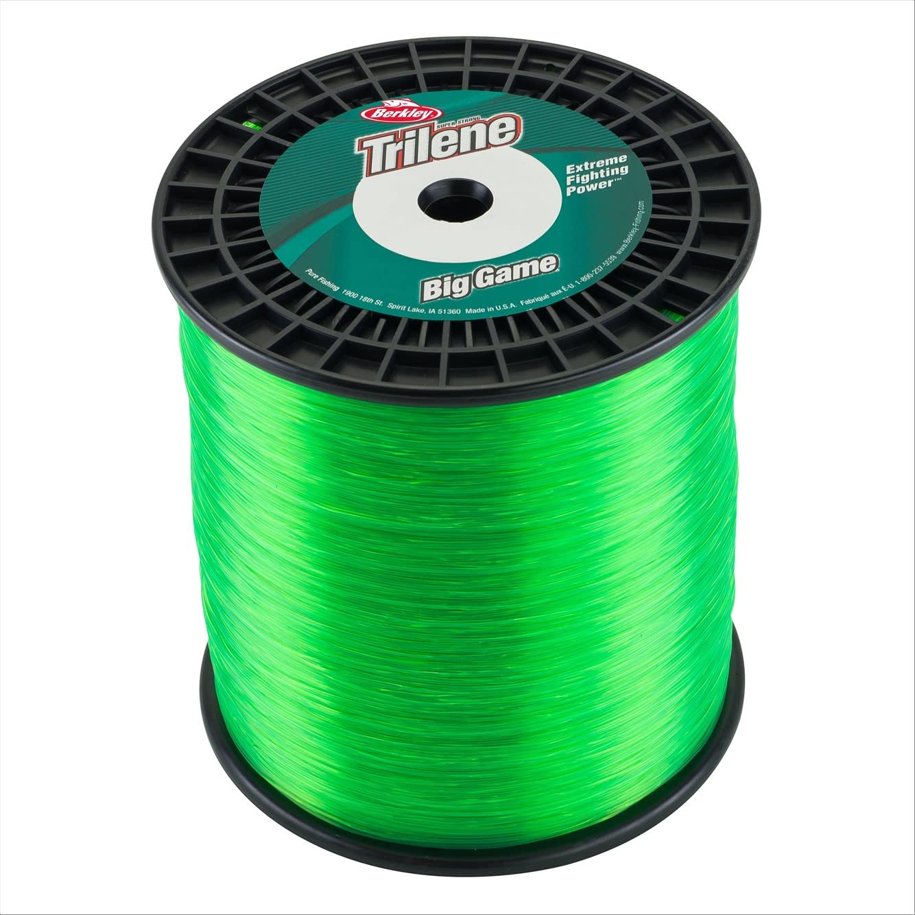Berkley Trilene Big Game Solar Collector line increases visibility for big-game fish in saltwater and freshwater