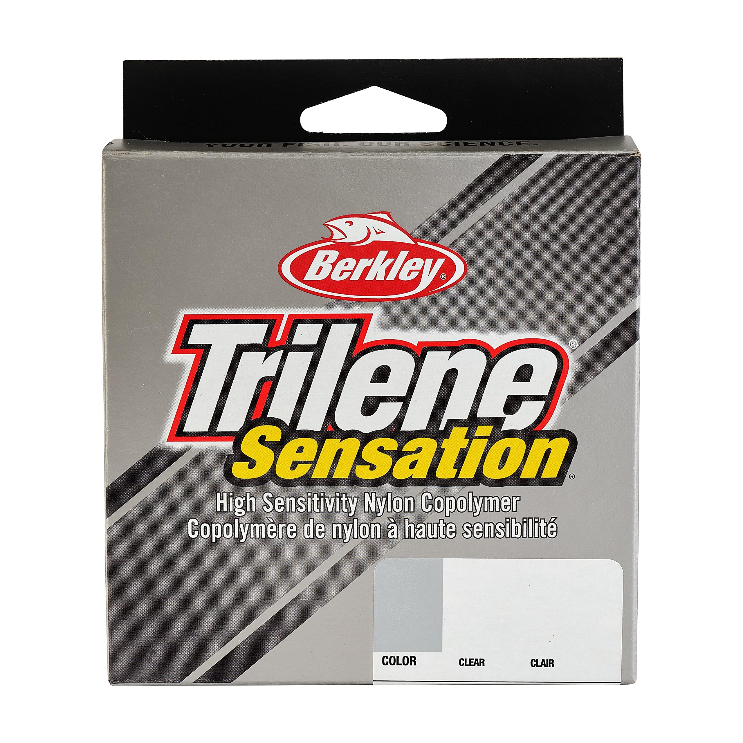 Berkley Trilene Sensation Clear monofilament 4lb line in water