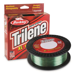 Berkley Trilene XL low-vis green on-water setup for freshwater fishing with versatile line control.