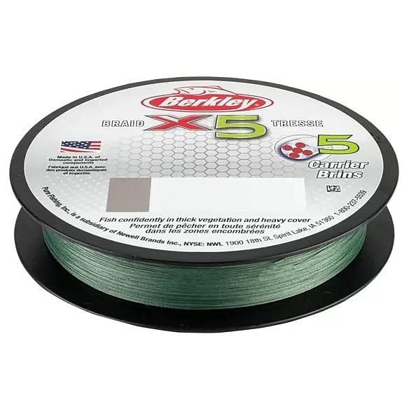 Berkley X5 Braid suitable for freshwater and saltwater fishing environments